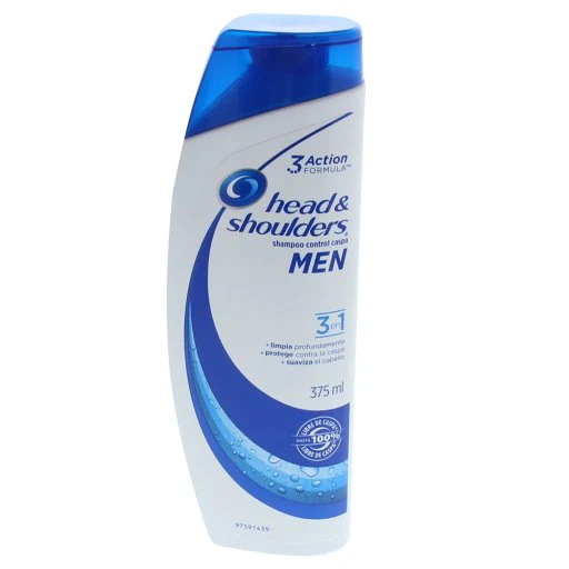 Shampoo Head Shoulders Men 3 En 1 Control Caspa 375 Ml - Image 4