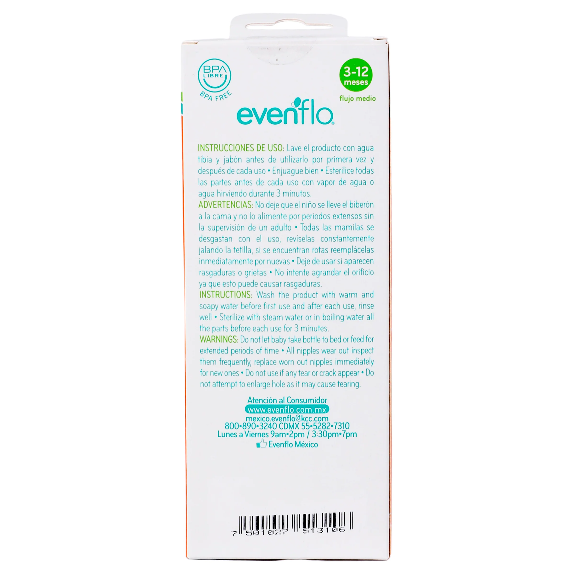 Biberón Evenflo Cuell Ancho Decor 9Ozn - Image 12