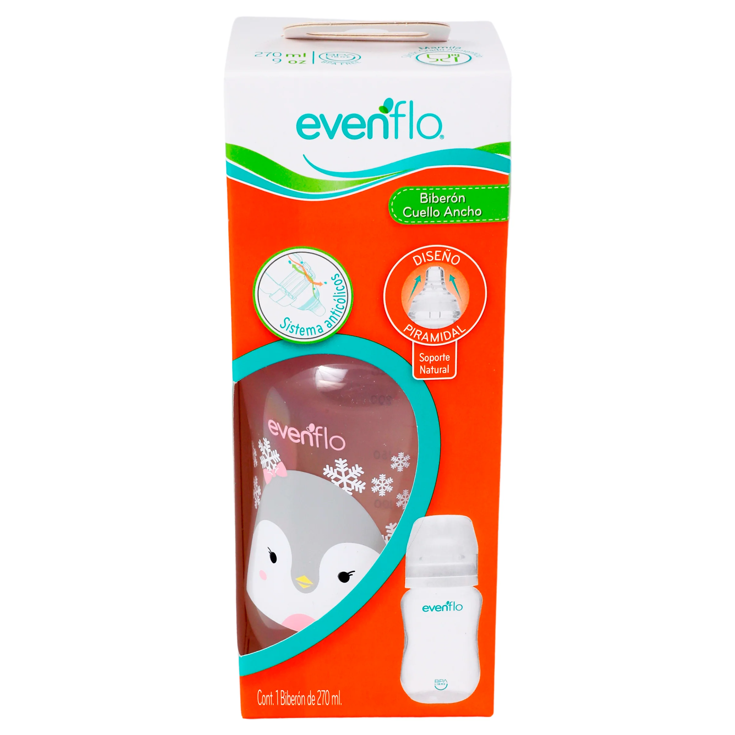 Biberón Evenflo Cuell Ancho Decor 9Ozn - Image 5