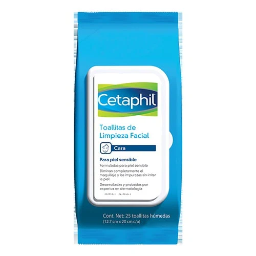 Toallas Humedas Limpiador Facial Con 25