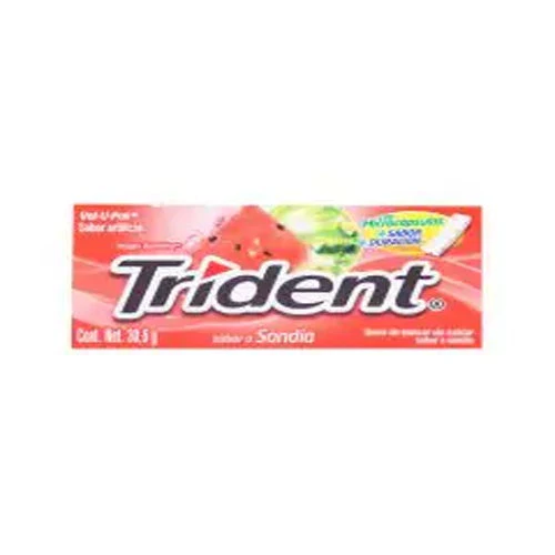 Chicle Trident Sandia Con 18 Piezas