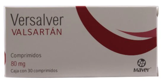 Versalver (Valsartan) 80 Mg Con 30 Comprimidos