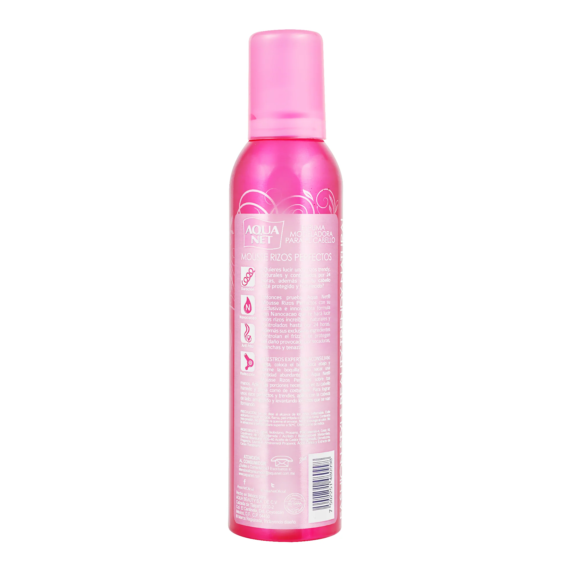 Mousse Aqua Net Rizos Perfectos 227 G - Image 4