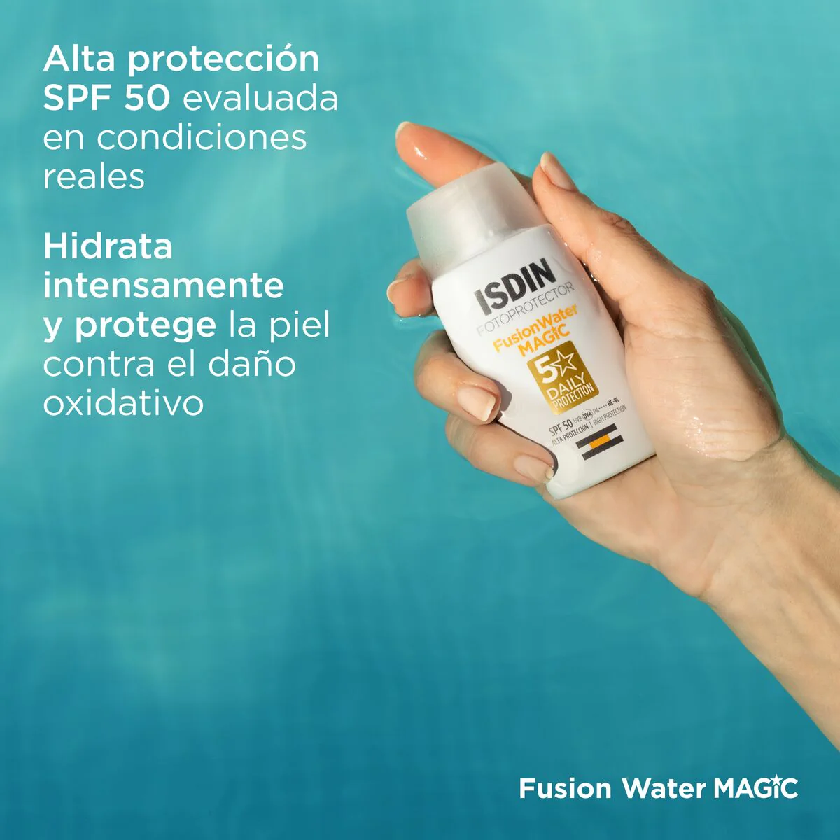 Isdin Fotoprotector Facial Spf 50 Fusion Water Magic 50 Ml - Image 4