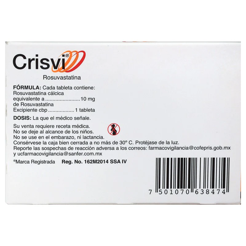 Crisvi 10 Mg Tabletas 30 - Image 7