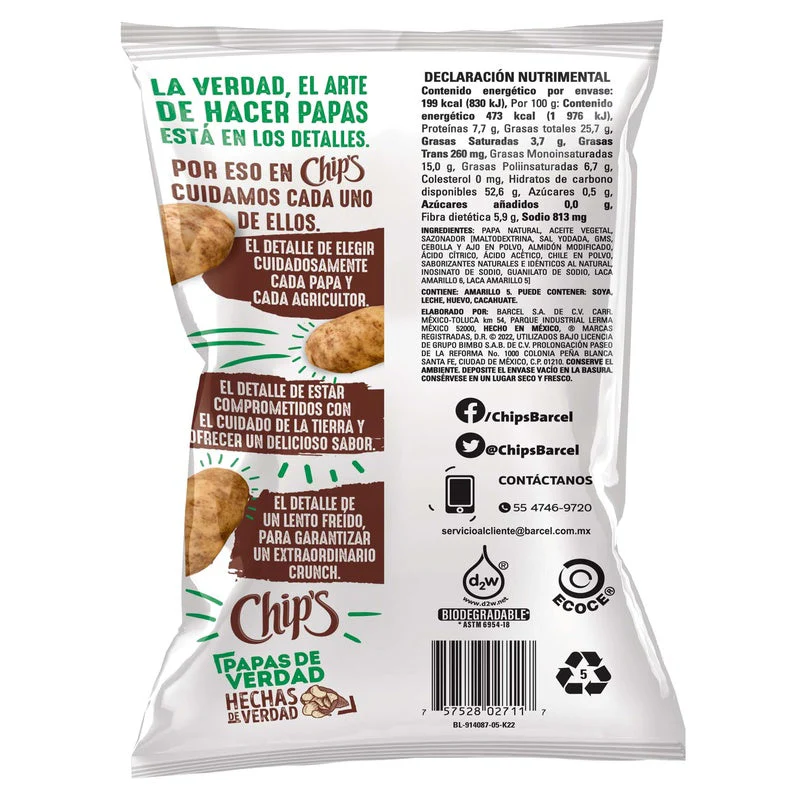Chips Jalapeño 42 G
