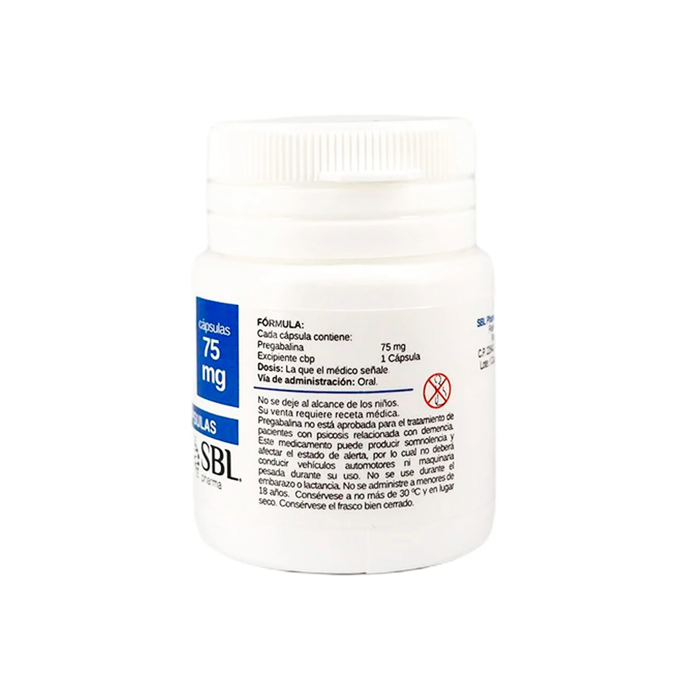 Gabadiol (Pregabalina) 75 Mg Capsulas 28 Sbl - Image 2