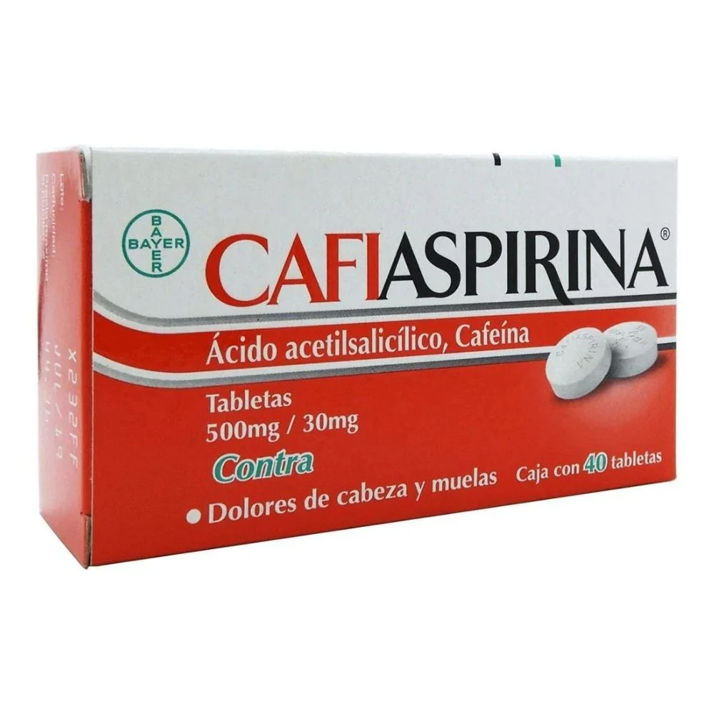Cafiaspirina Con 40 Tabletas