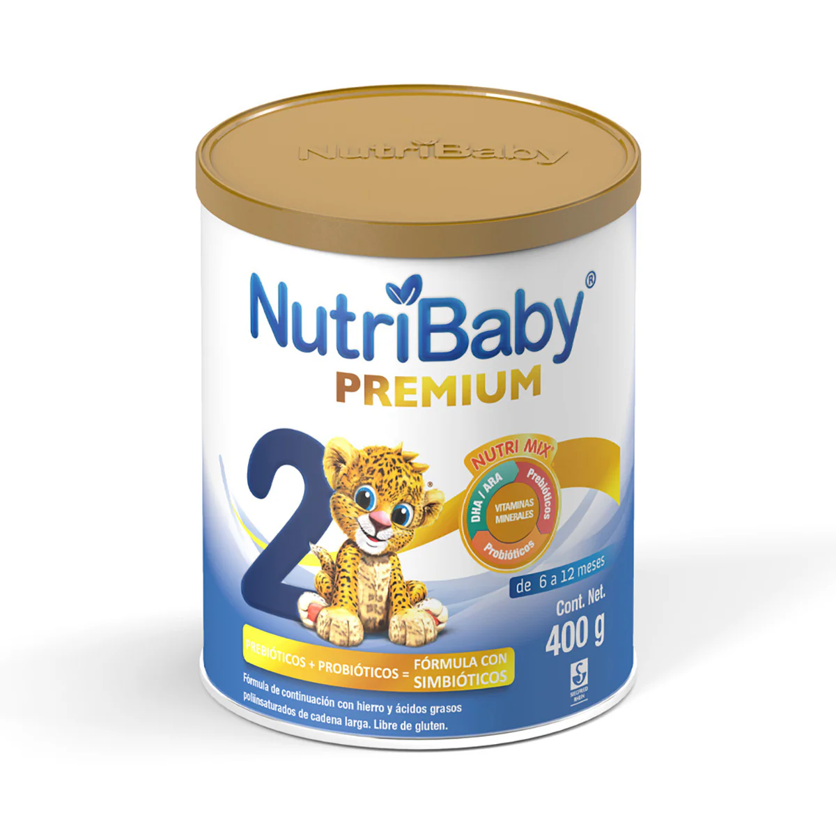 Nutribaby Premium 2: 6 A 12 Meses - Polvo En Lata Con 400 G