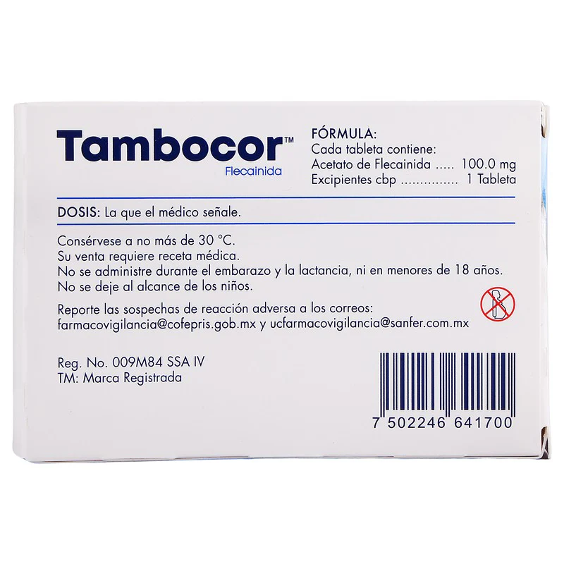 Tambocor 100 Mg Tabletas 50 - Image 7