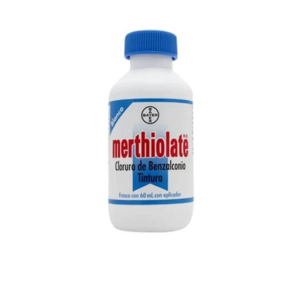 Merthiolate Tintura Blanco 60 Ml
