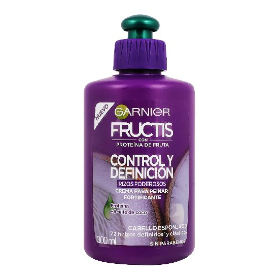 Crema Fructis Para Peinar Control-Definicion Rizos 300 Ml