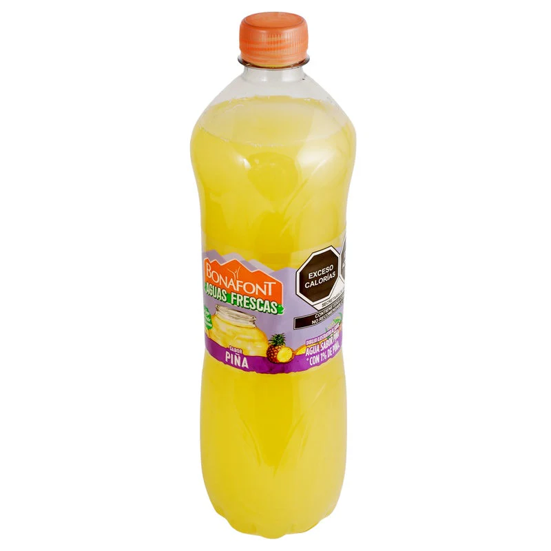 Agua Bonafont Juzzy Piña Fresca 1 Litro