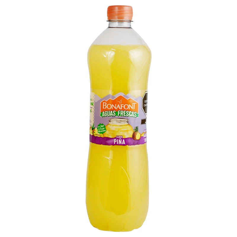 Agua Bonafont Juzzy Piña Fresca 1 Litro - Image 8