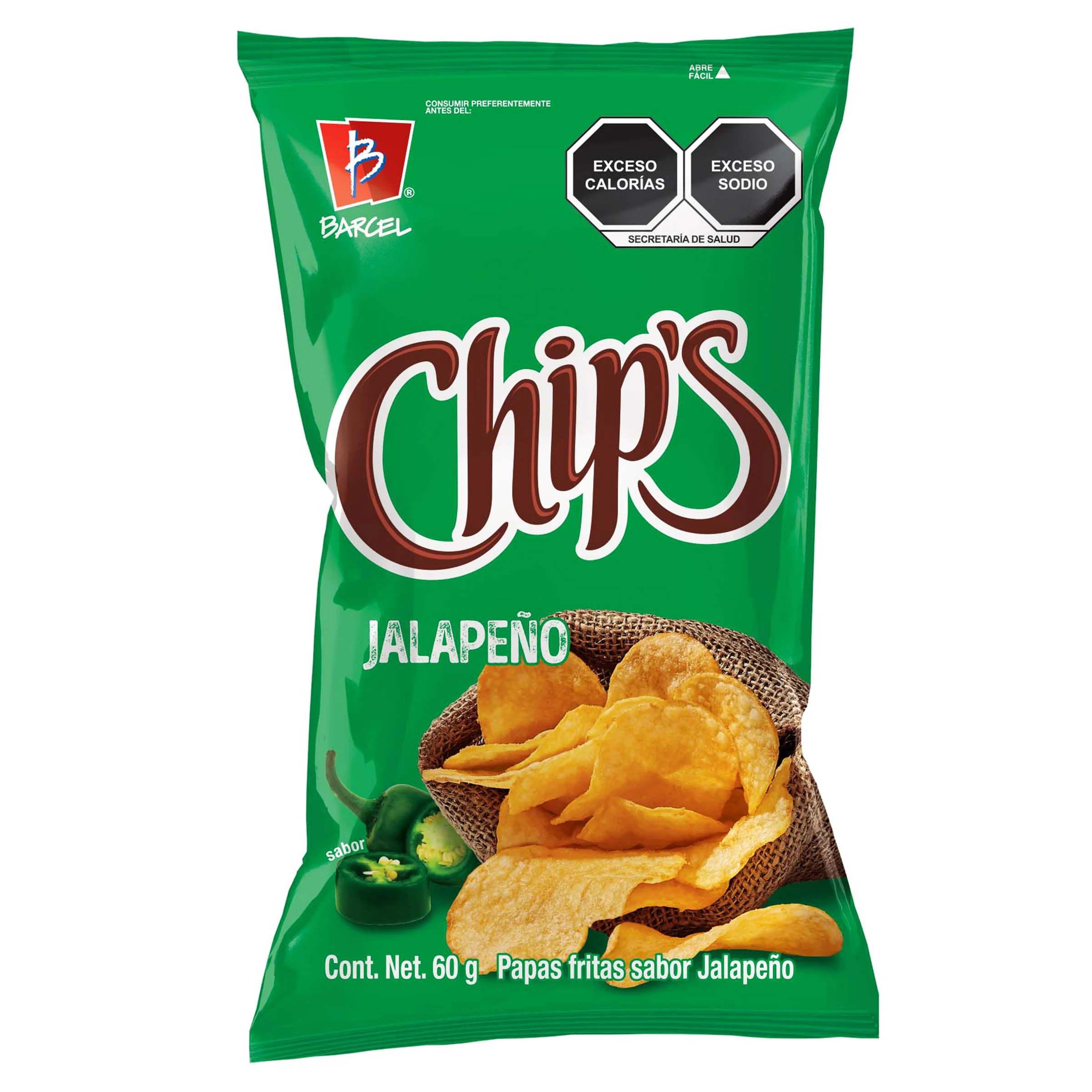 Chips Jalapeño 60 Gr