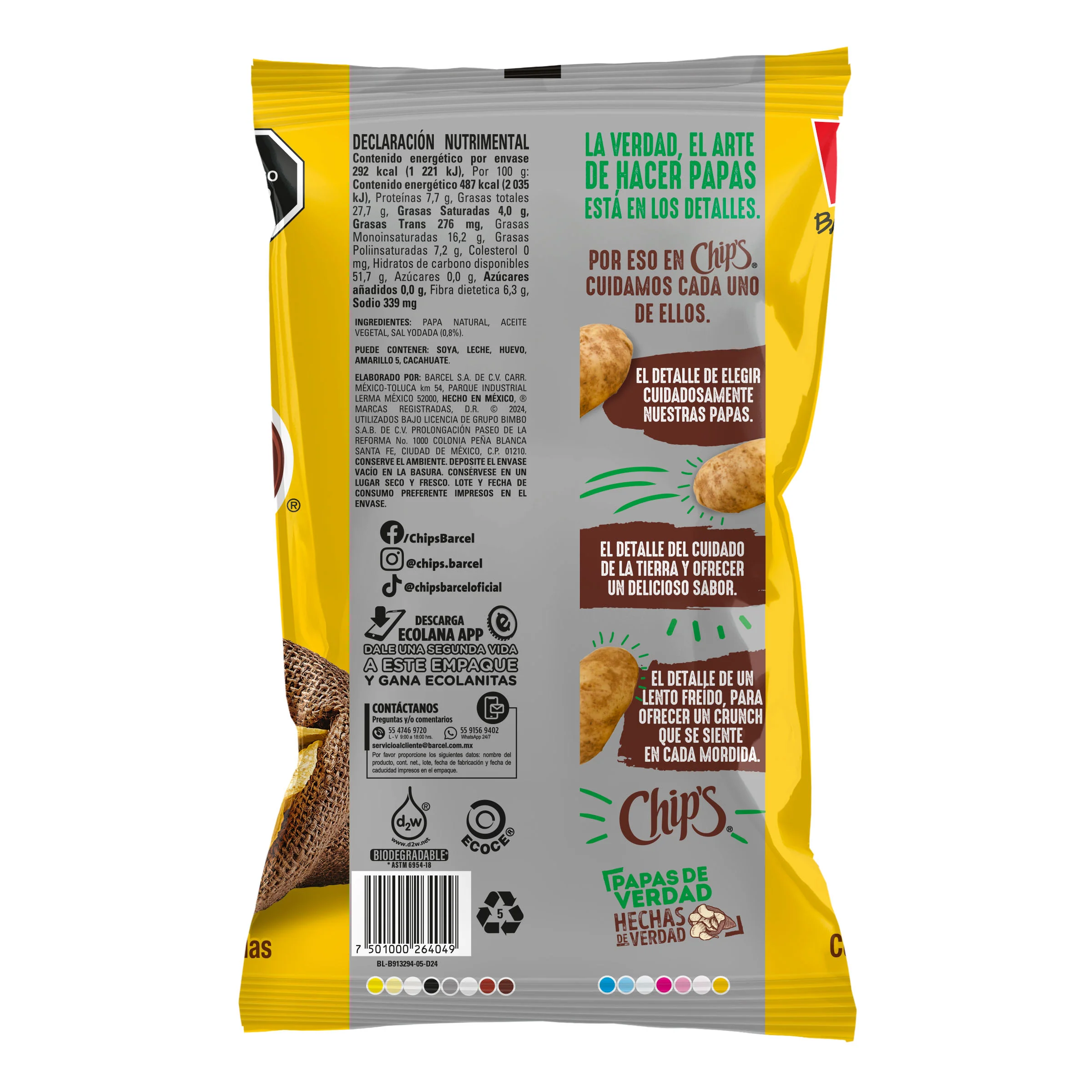 Chips Sal De Mar 60 G - Image 2