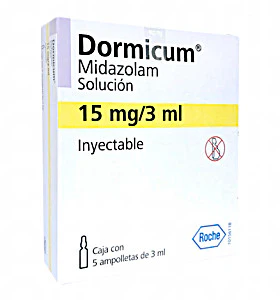 Dormicum 15Mg Ampolletas 5X3 Ml