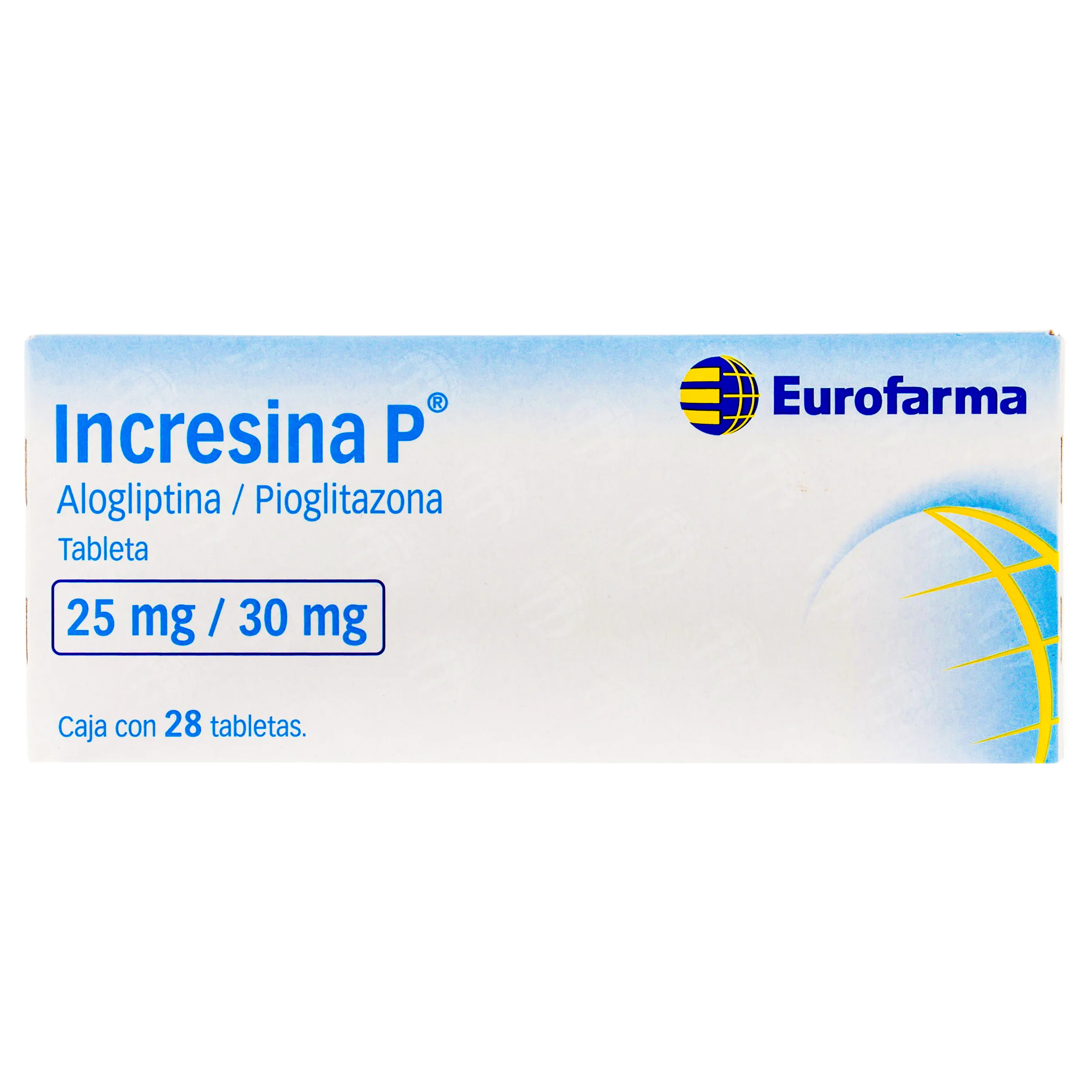 Incresina P 25 Mg 30 Mg Con 28 Tabletas