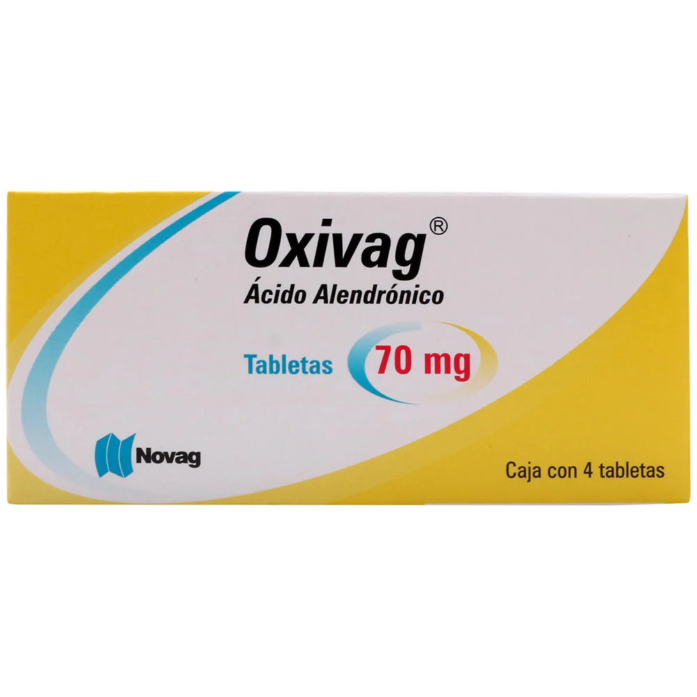 Oxivag (Acido Alendronico) 70 Mg Tabletas Con 4