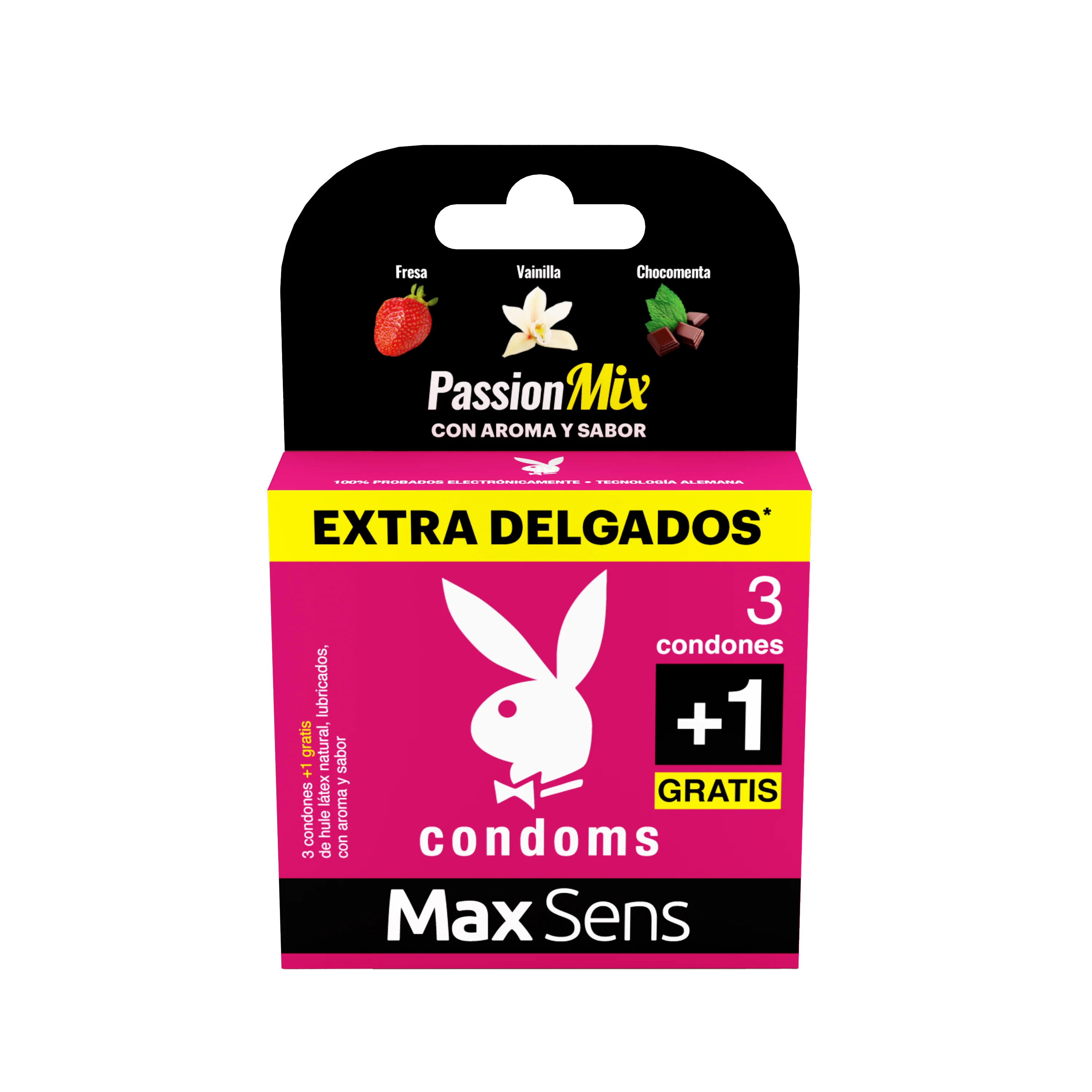 Preservativos Playboy Passion Mix Con 3 Piezas