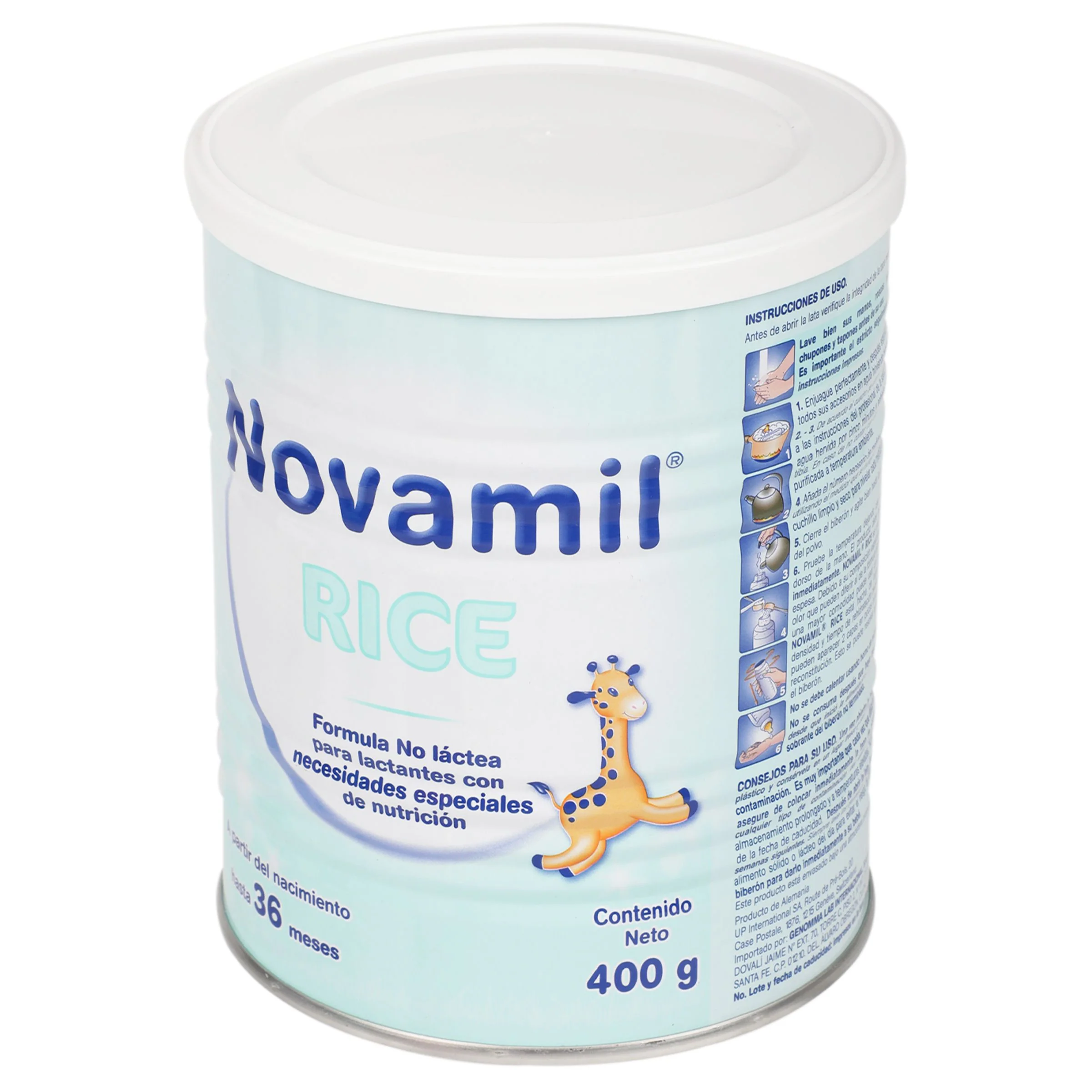 Novamil Rice Formula No Lactea 400 G - Image 3