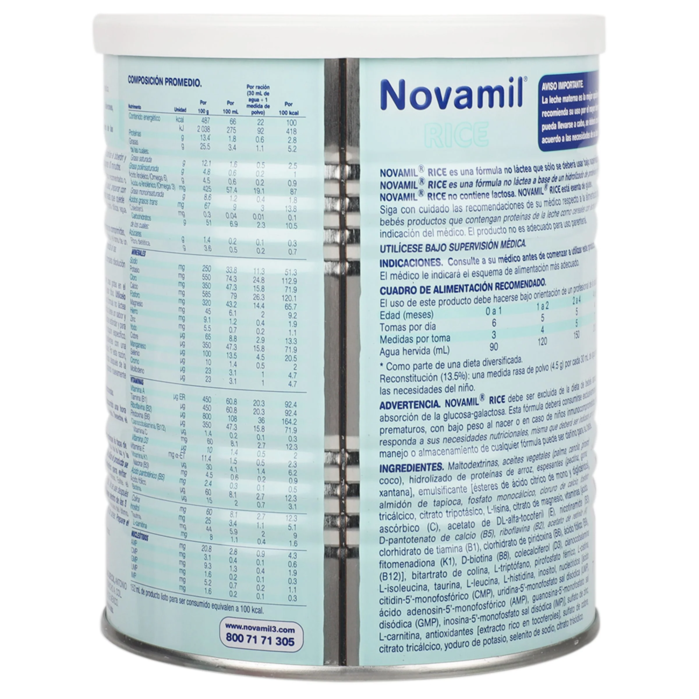 Novamil Rice Formula No Lactea 400 G - Image 7