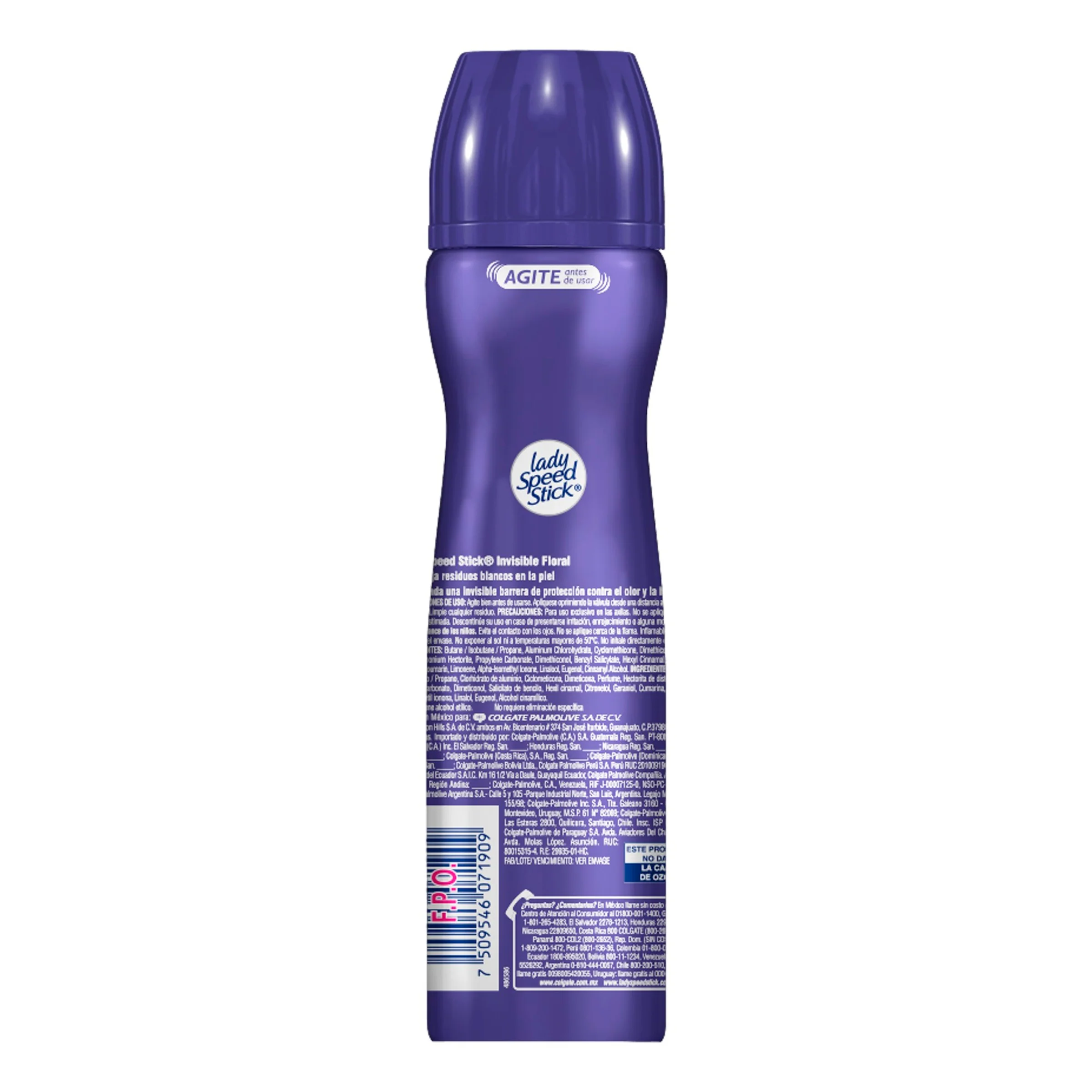 Desodorante Lady Ss Invisible Floral Spray 91 G - Image 5