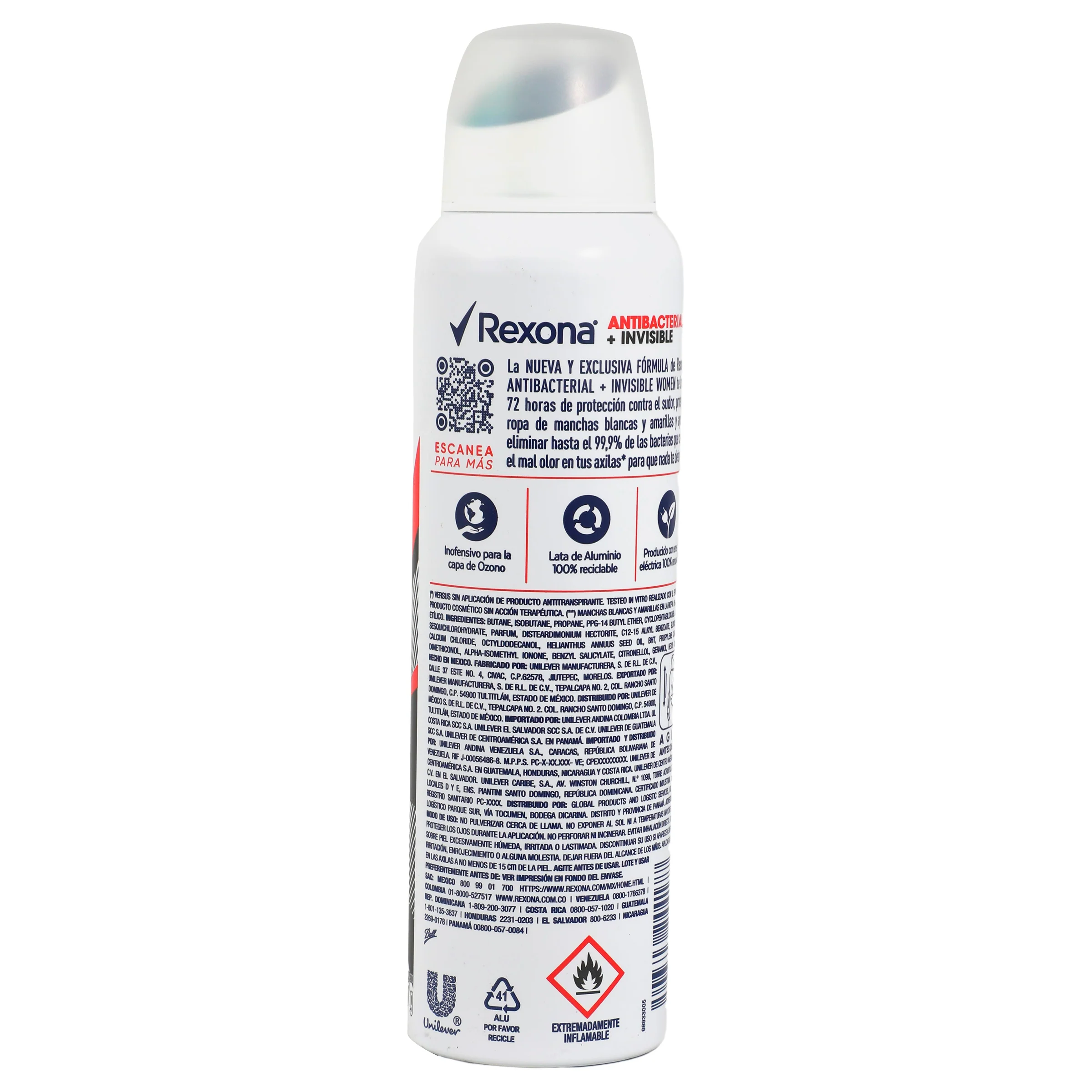 Desodorante Rexona Antib Invi Spray 150 Ml - Image 7