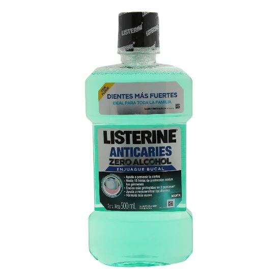 Enjuage Bucal List Anticaries Z-Al 500 Ml