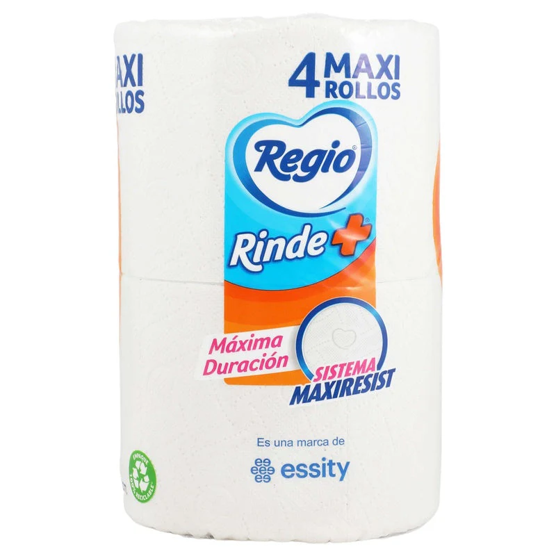 Papel Higienico Regio Rinde+ Con 4 Rollos - Image 4