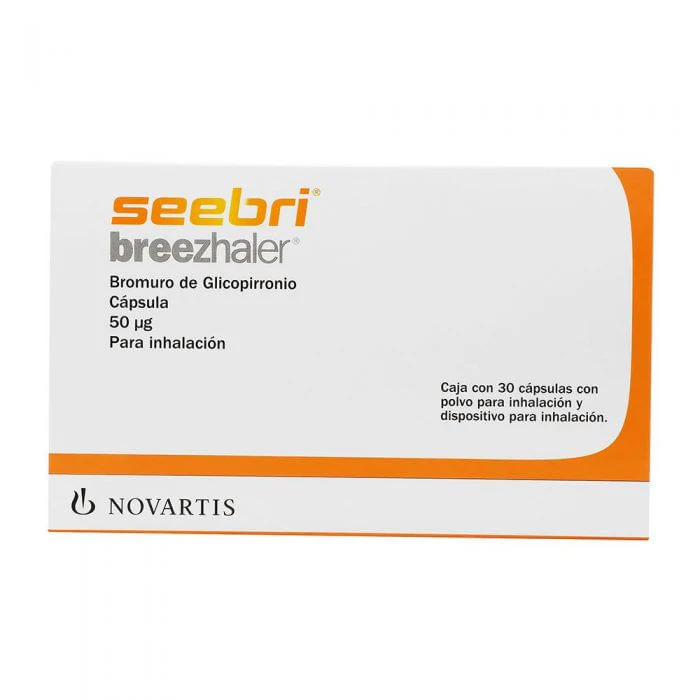 Seebri 50 Mg Con 30 Capsulas Con Polvo Y Dispositivo Para Inhalacion