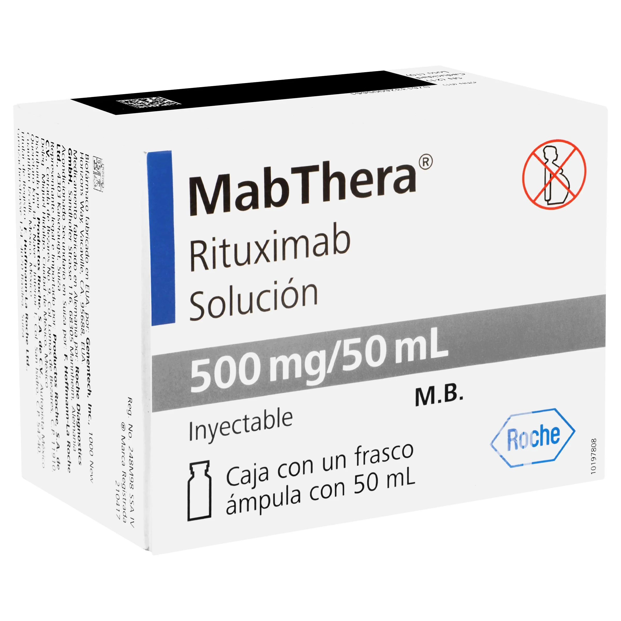 Mabthera 500 Mg Solucion Inyectable Frasco Ampula De 50 Ml - Image 2