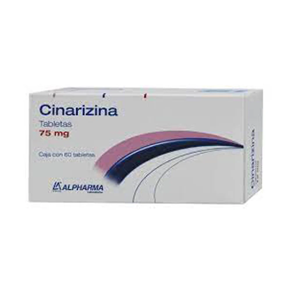 Cinarizina 75 Mg 60 Tabletas