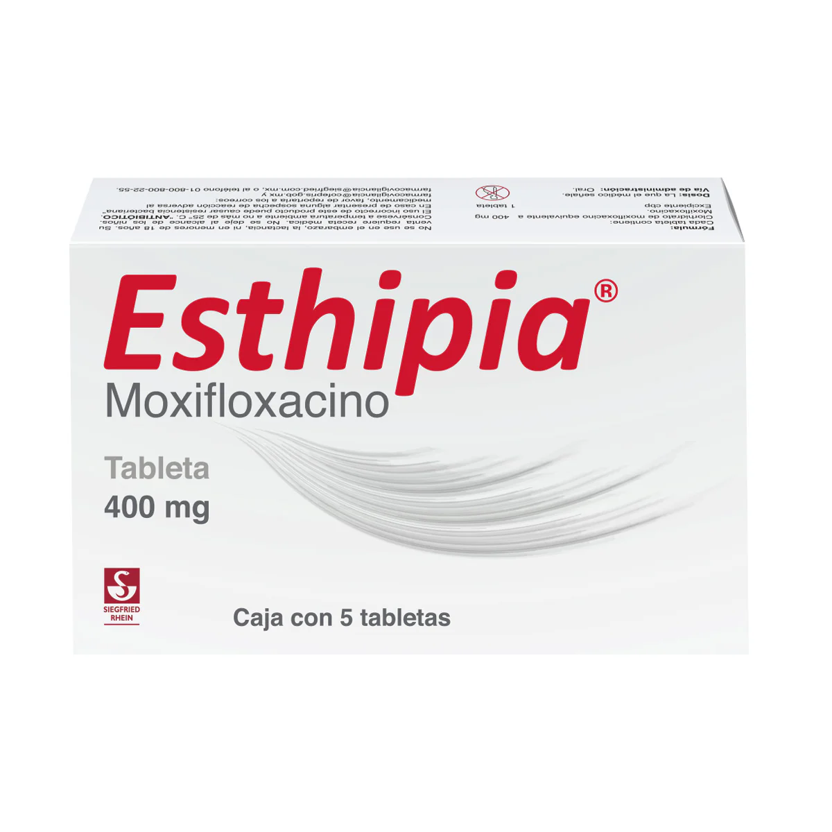 Esthipia 400 Mg - Caja Con 5 Tabletas (Moxifloxacino) - Image 4