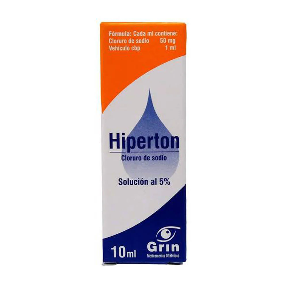 Hiperton 5% 50 Mg Solucion 10 Mililitros