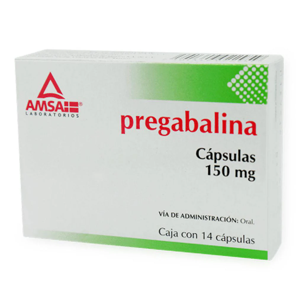Pregabalina 150 Mg Con 14 Capsulas Amsa