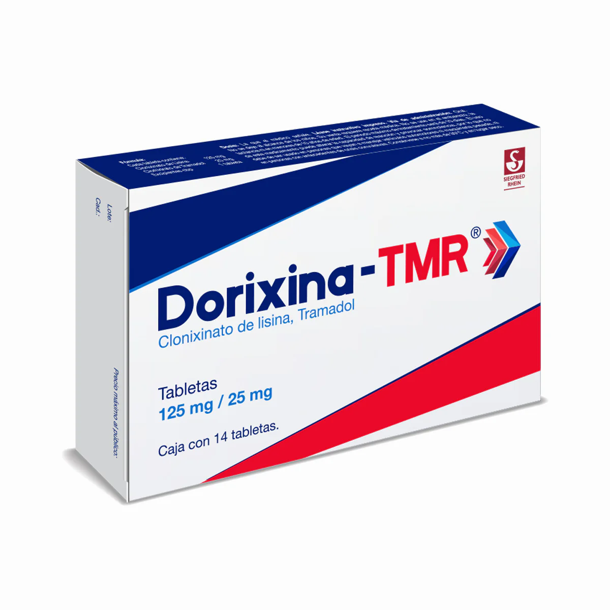 Dorixina-Tmr 125 Mg / 25 Mg Con 20 Comprimidos - Image 3