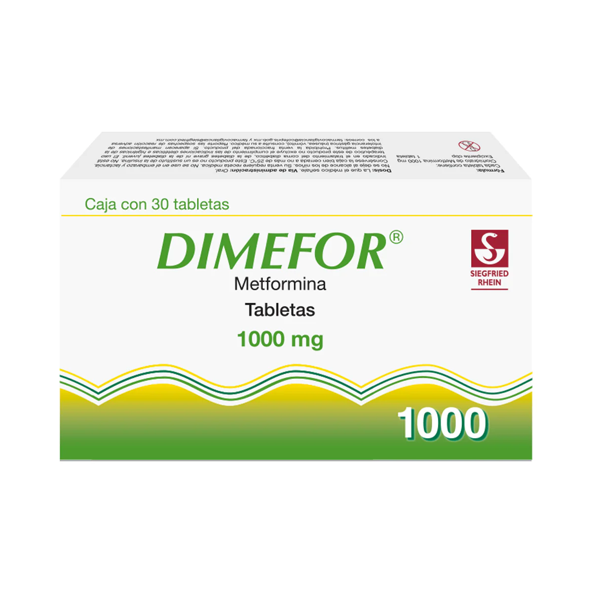 Dimefor 1000 Mg - Caja Con 30 Tabletas (Metformina) - Image 4