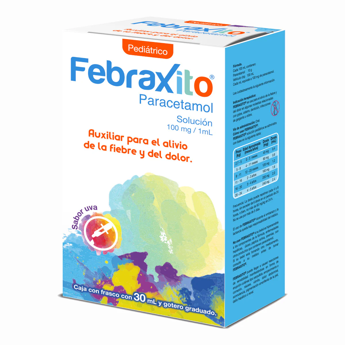 Febraxito 100 Mg - Frasco 30 Ml (Paracetamol) - Image 2