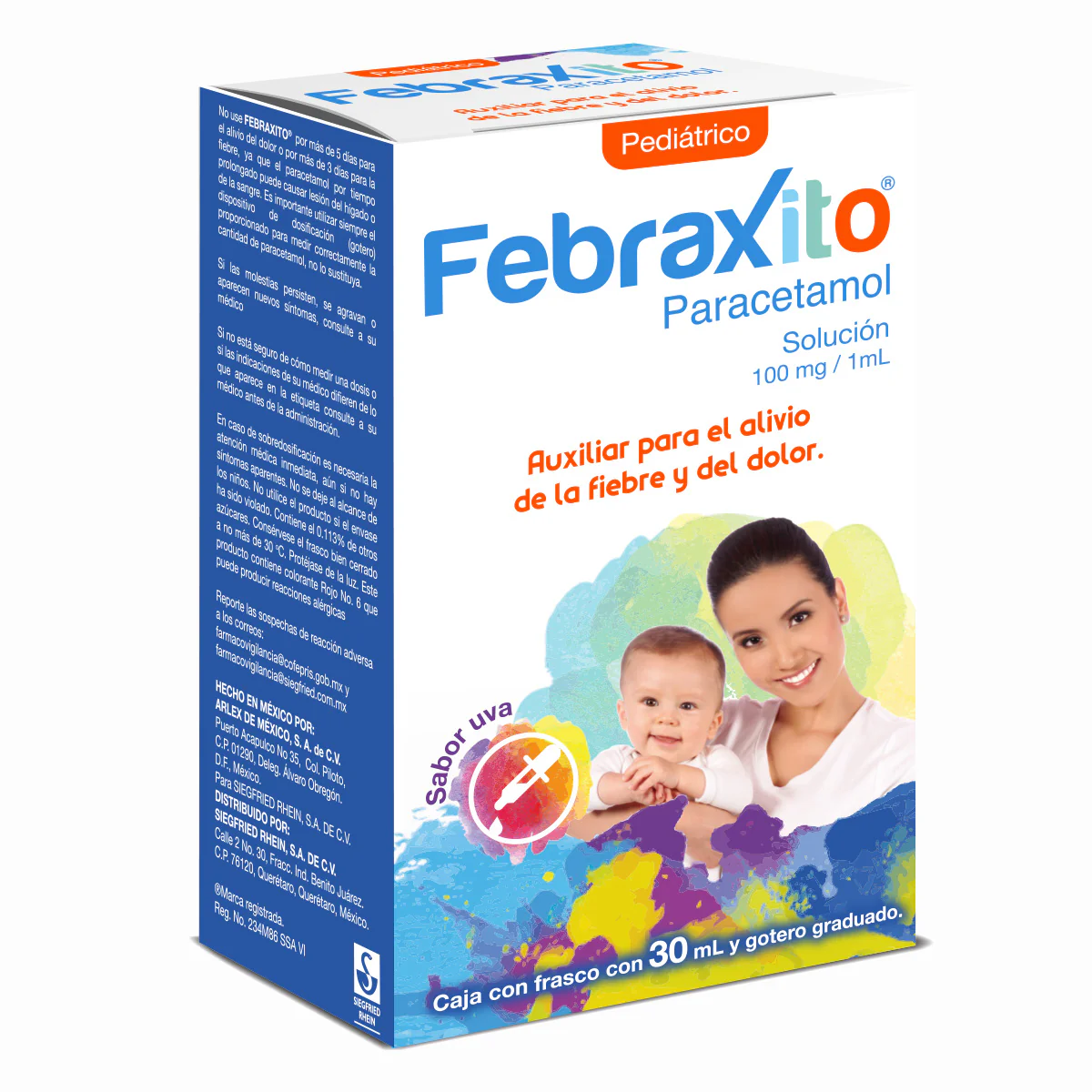 Febraxito 100 Mg - Frasco 30 Ml (Paracetamol) - Image 3