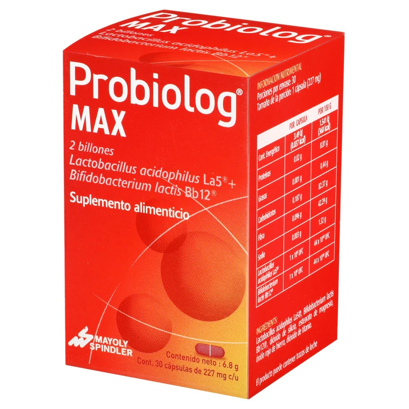 Probiolog Max Suplemento Alimenticio Con 30 Capsulas - Image 3