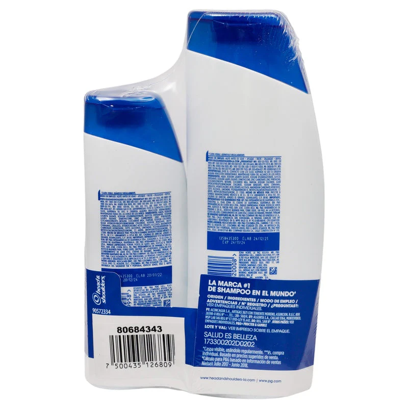 Shampoo Head & Shoulders Limpieza Renovadora 375 Ml- Sh Limpieza Renovadora 180 Ml - Image 4