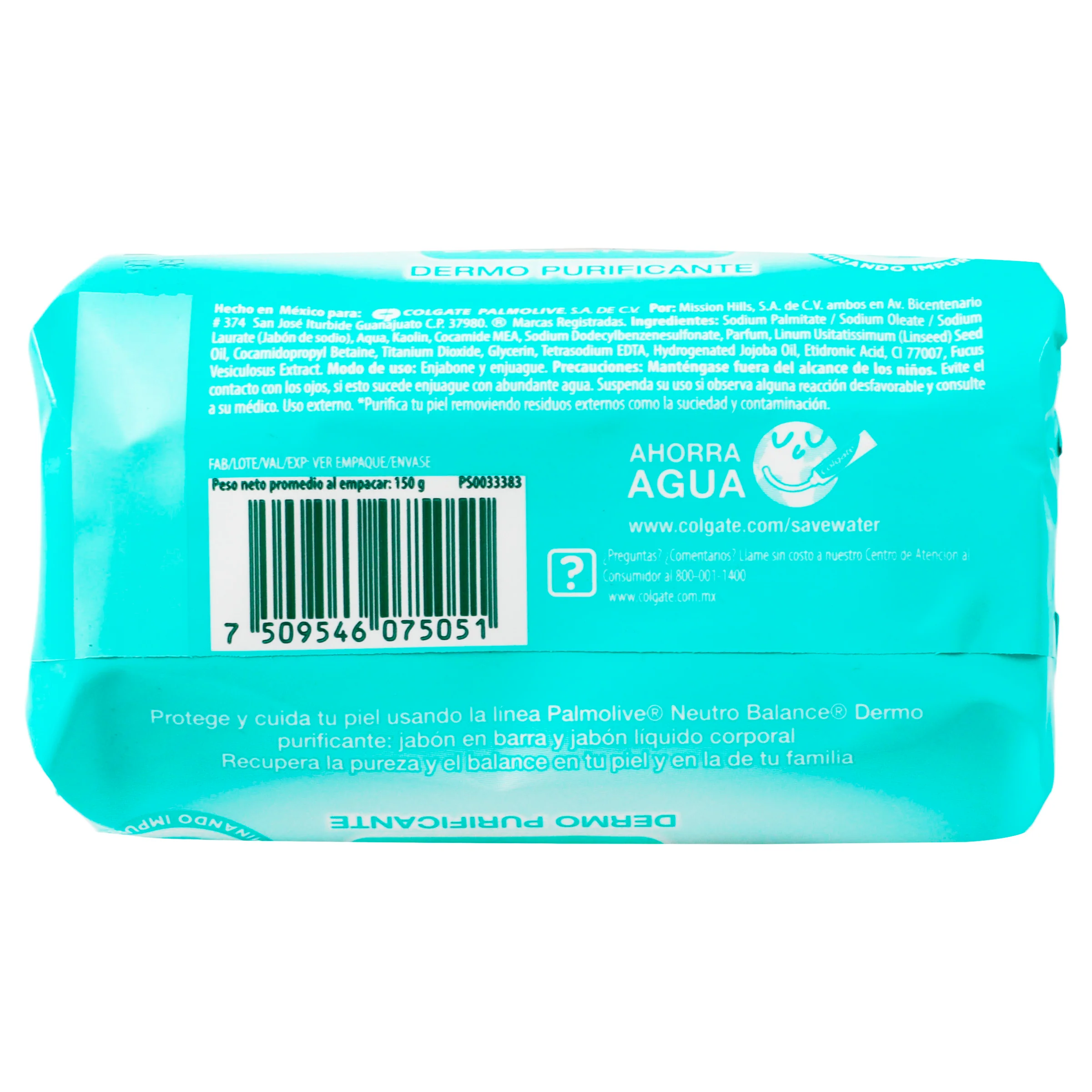 Jabon Palmolive Neutro Balance Dermo Pur 150 G - Image 6