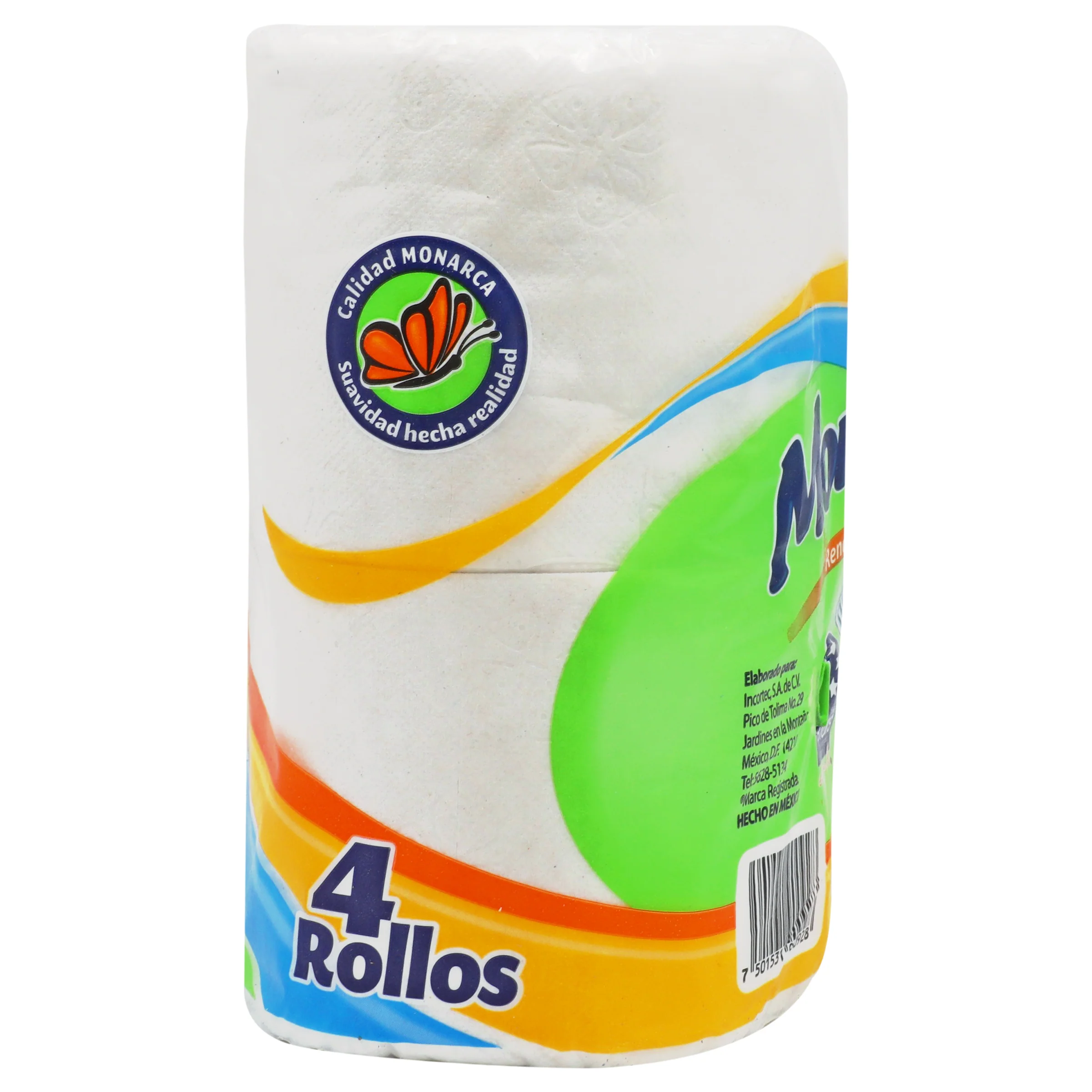 Papel Higienico Monarca C/4 Rollos 400 Hojas - Image 4