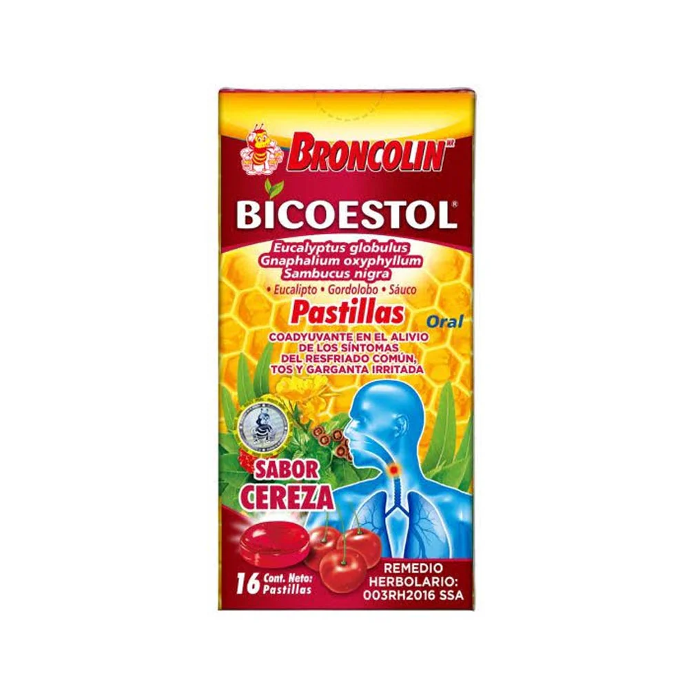 Broncolin Bicoestol Cereza Con 16
