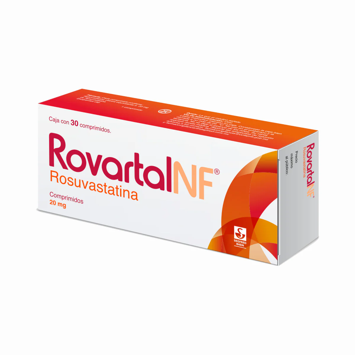 Rovartal Nf 20 Mg - Caja Con 30 Comprimidos (Rosuvastatina) - Image 2