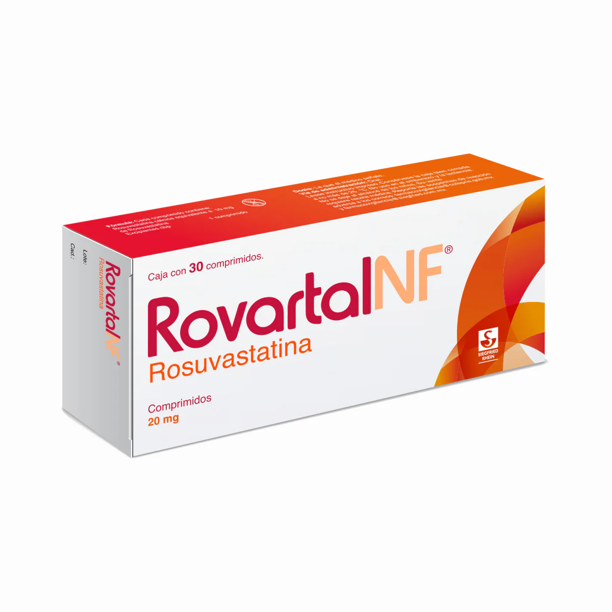 Rovartal Nf 20 Mg - Caja Con 30 Comprimidos (Rosuvastatina) - Image 3