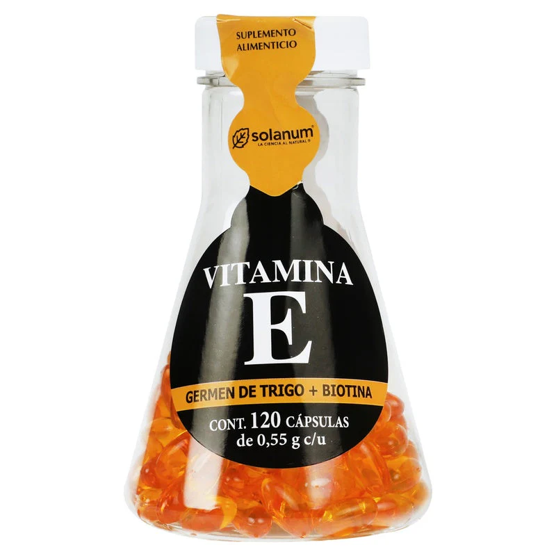 Solanum Vitamina E Biotina Con 120 Capsulas - Image 3