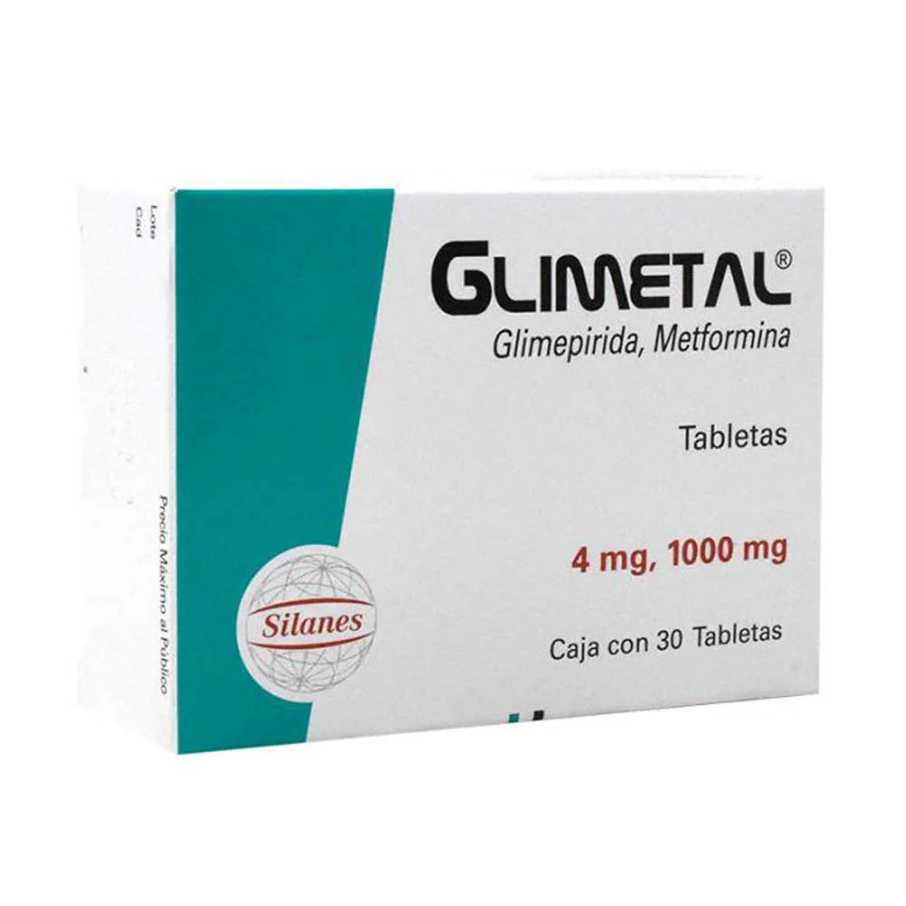 Glimetal 1000/4 Mg Con 30 Tabletas