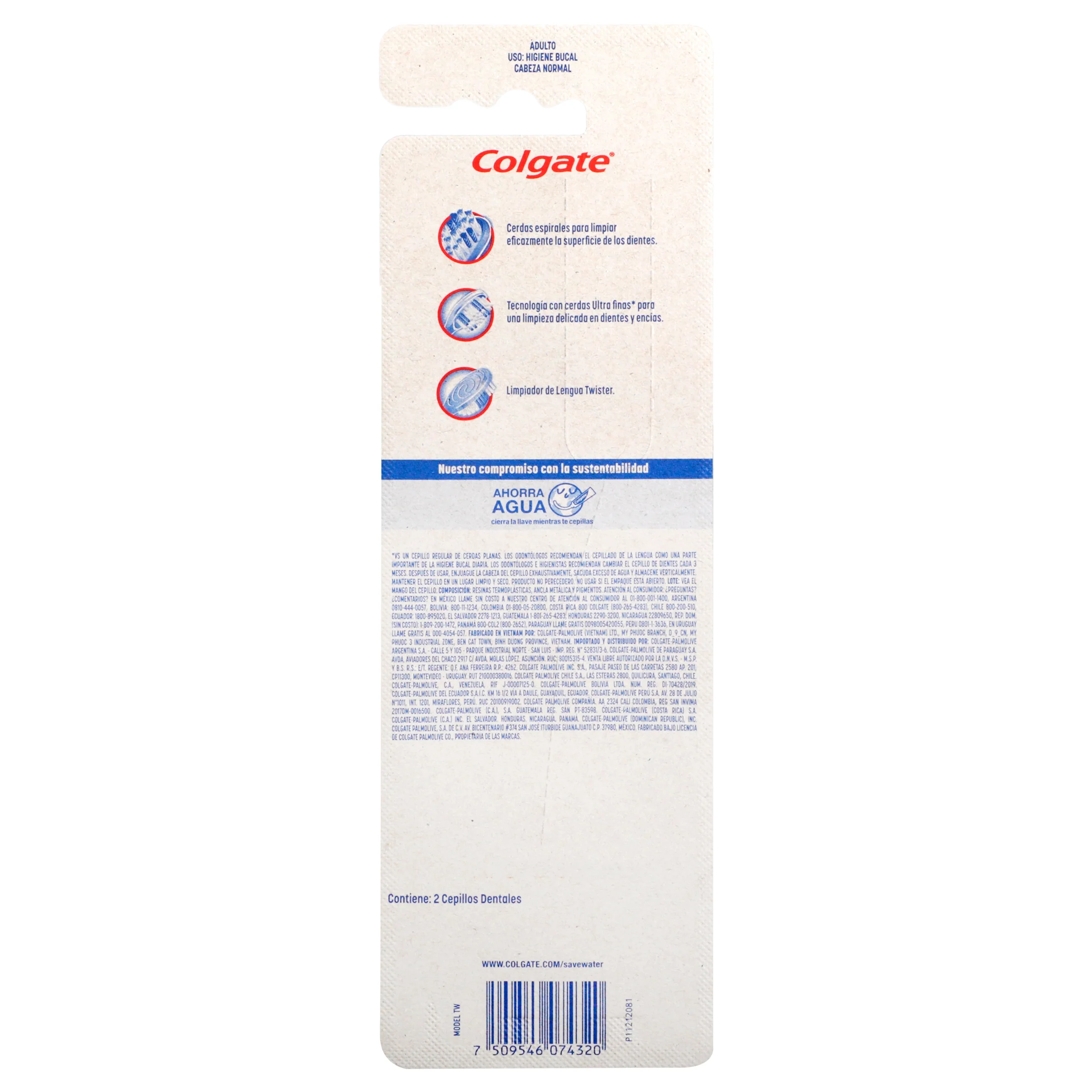 Cepillo Dental Colgate Pro Cuidado 2 X1 - Image 2